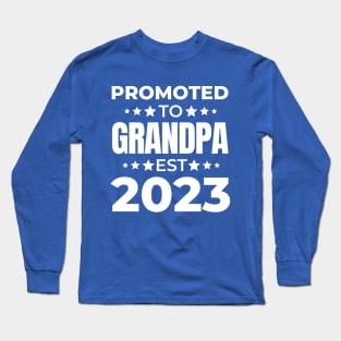 Promoted to grandpa 2023 Long Sleeve T-Shirt